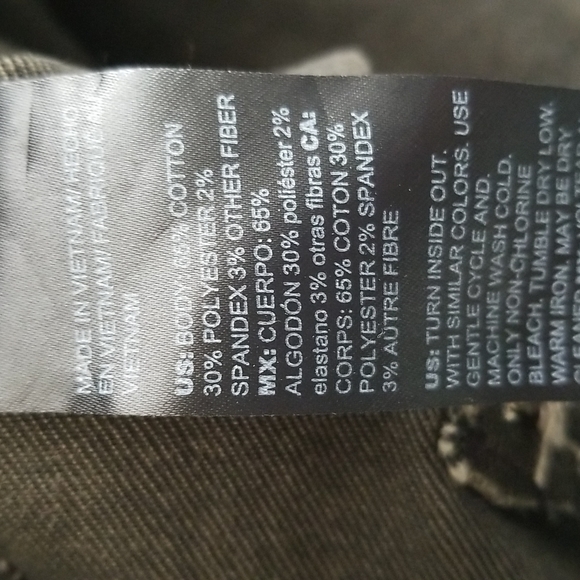 WHBM Camo Utility Pants, Stretchy Sz 2 - Picture 9 of 15